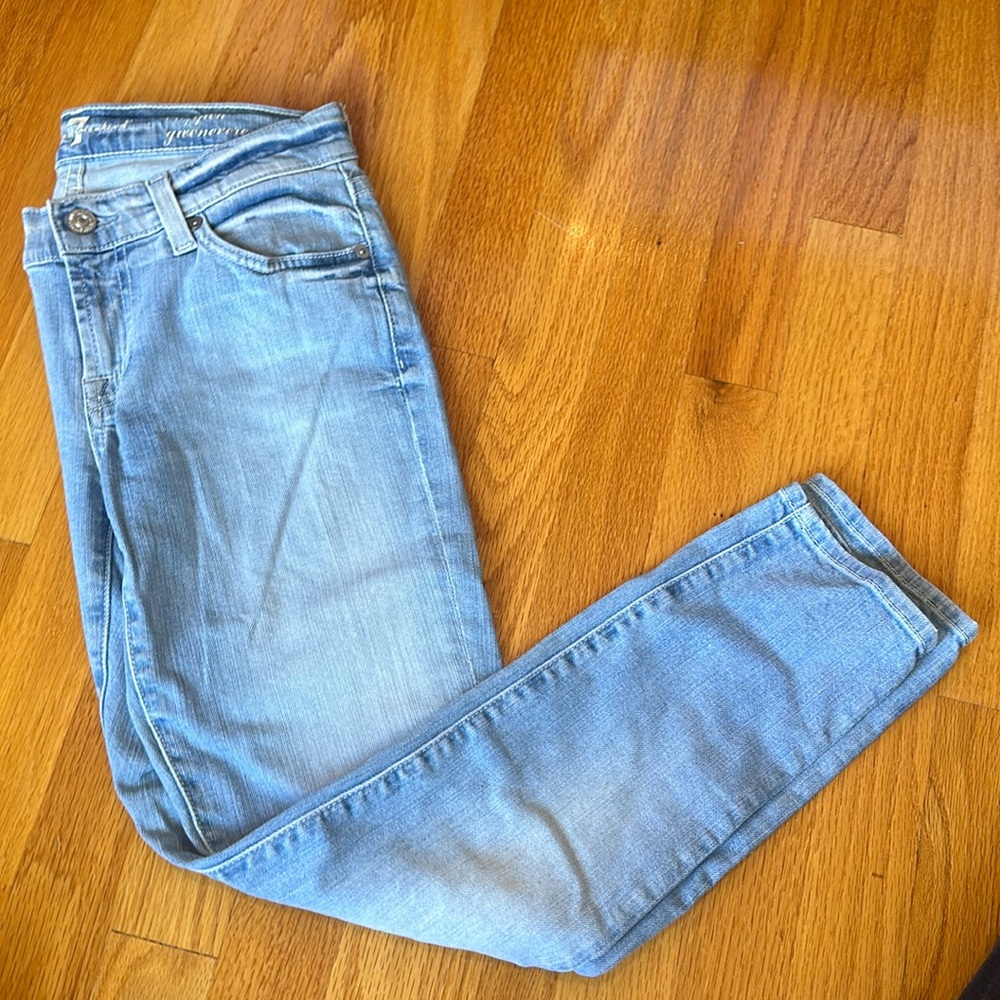 7 for all mankind - size 26 gwenevere cropped jean
